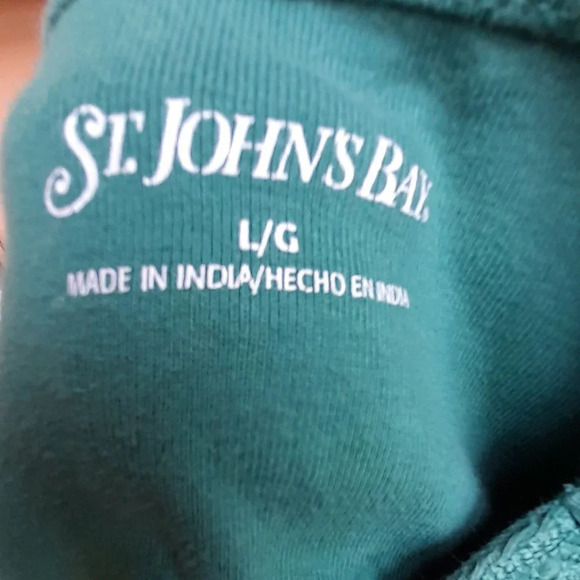 St John's Bay Green Embellished Top - Picture 2 of 4